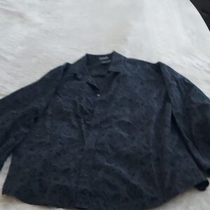 Beverly Hills Polo Club Black Casual Button Down Shirt